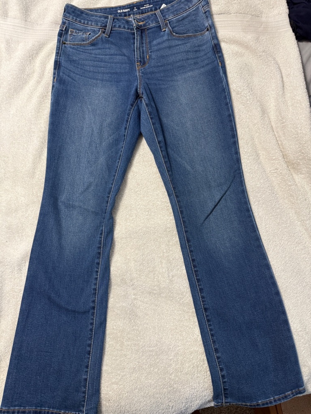 Old Navy Blue Kicker Boot Cut Jeans